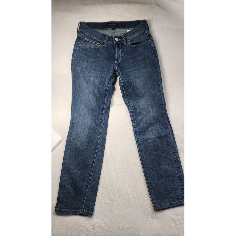 Banana Republic Med‎ Skinny Rol Indigo Jeans 25 Classic Minimalist Modern Basic